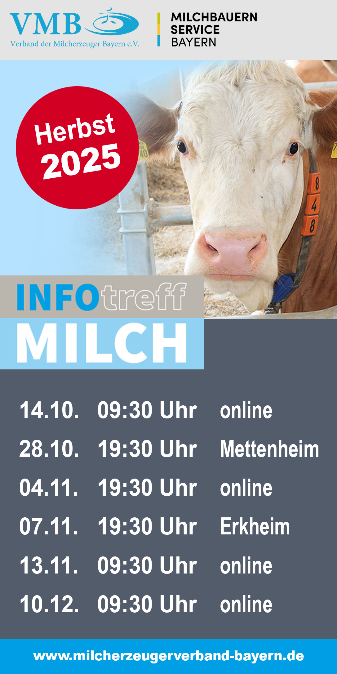 Programmübersicht INFOtreff Milch Programmübersicht INFOtreff Milch