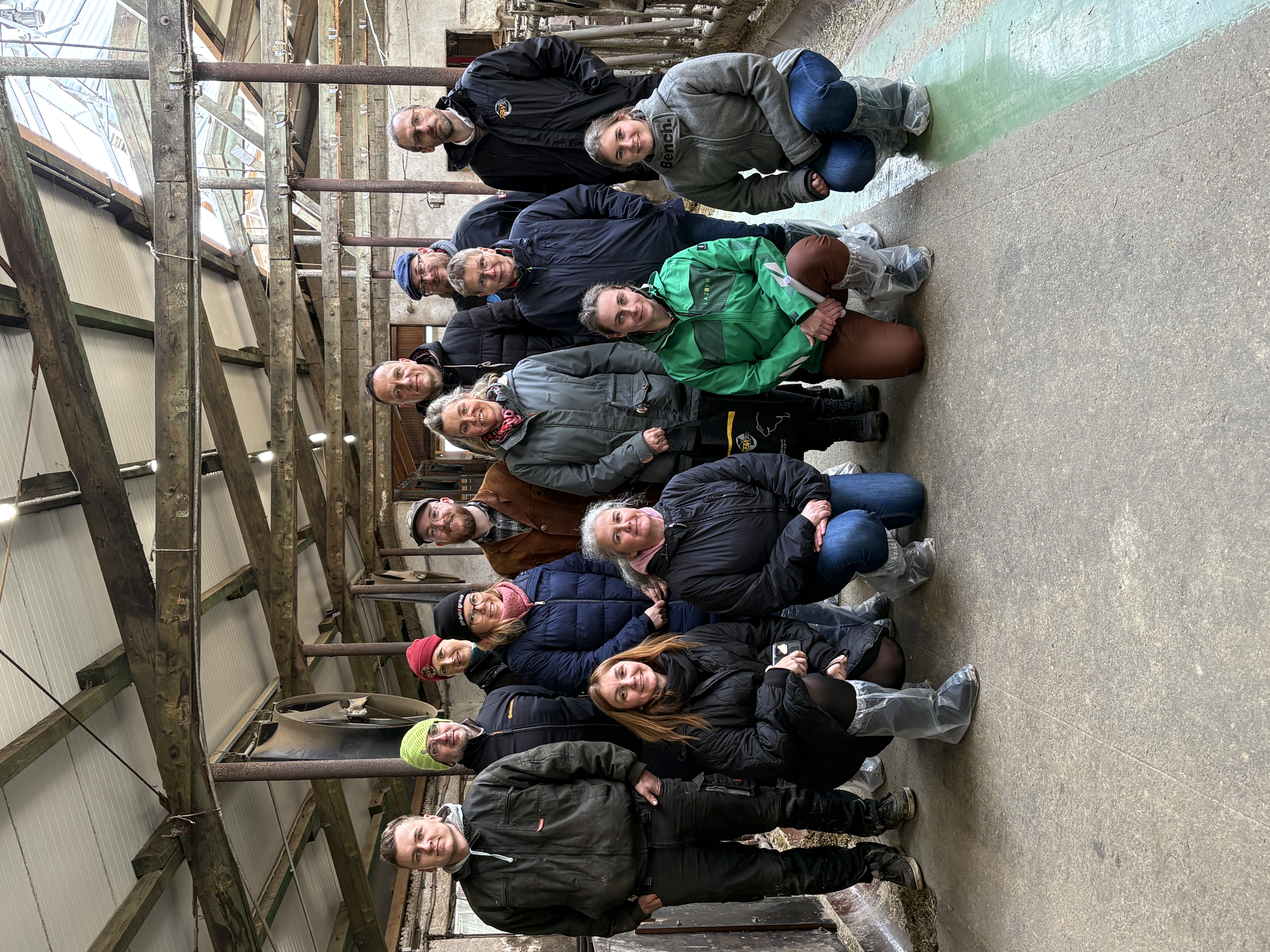 Gruppenbild der Teilnehmer beim Treffen der OPG zum Projekt Milk-KI